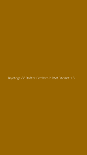 Tampilan Antarmuka Aplikasi Rajatogel88 Daftar Pembersih Ram Otomatis - 3