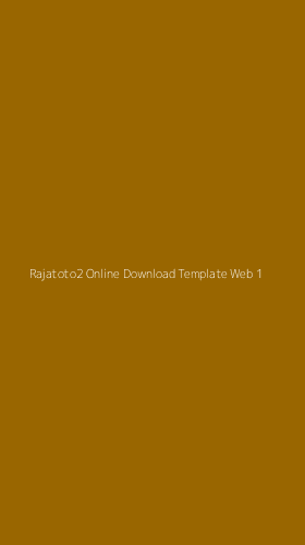 Tampilan Antarmuka Aplikasi Rajatoto2 Online Download Template Web - 1