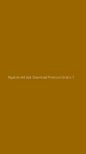 Tampilan Antarmuka Aplikasi Rajatoto4d Apk Download Premium Gratis - 1