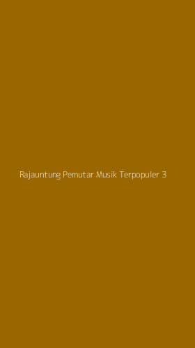 Tampilan Antarmuka Aplikasi Rajauntung Pemutar Musik Terpopuler - 3