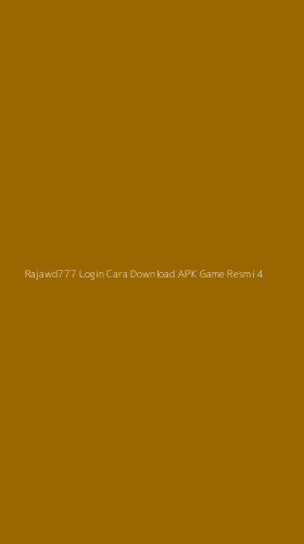 Tampilan Antarmuka Aplikasi Rajawd777 Login Cara Download Apk Game Resmi - 4
