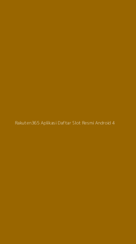 Tampilan Antarmuka Aplikasi Rakuten365 Aplikasi Daftar Slot Resmi Android - 4