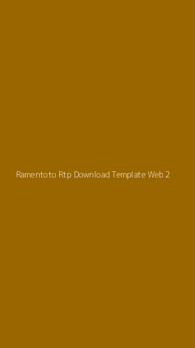 Tampilan Antarmuka Aplikasi Ramentoto Rtp Download Template Web - 2