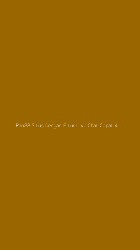 Tampilan Antarmuka Aplikasi Ran88 Situs Dengan Fitur Live Chat Cepat - 4