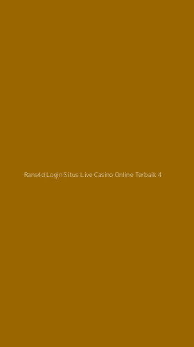 Tampilan Antarmuka Aplikasi Rans4d Login Situs Live Casino Online Terbaik - 4