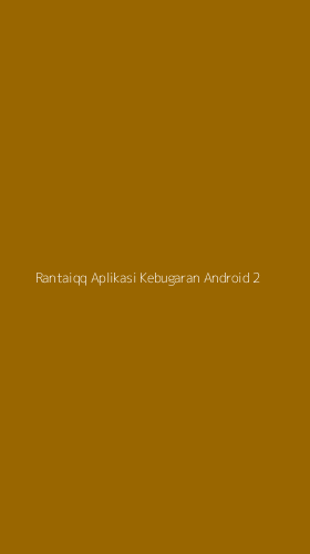 Tampilan Antarmuka Aplikasi Rantaiqq Aplikasi Kebugaran Android - 2