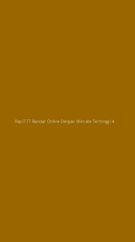 Tampilan Antarmuka Aplikasi Rapi777 Bandar Online Dengan Winrate Tertinggi - 4