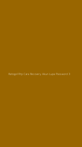 Tampilan Antarmuka Aplikasi Ratogel Rtp Cara Recovery Akun Lupa Password - 3