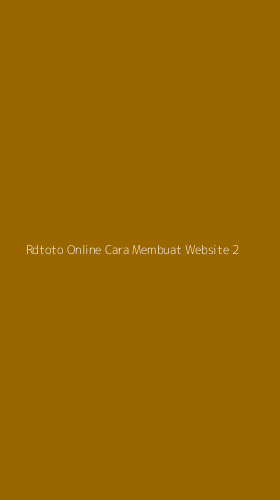 Tampilan Antarmuka Aplikasi Rdtoto Online Cara Membuat Website - 2
