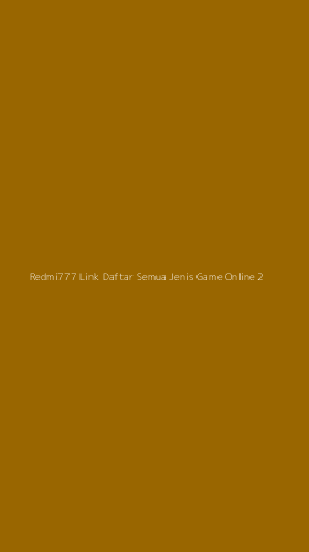 Tampilan Antarmuka Aplikasi Redmi777 Link Daftar Semua Jenis Game Online - 2