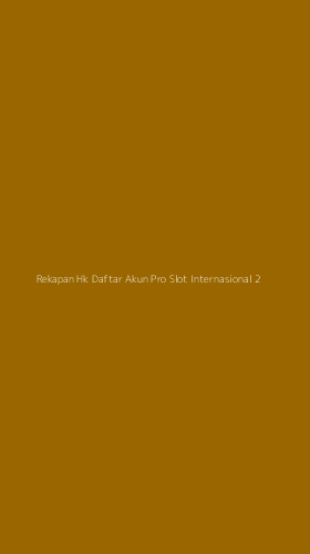 Tampilan Antarmuka Aplikasi Rekapan Hk Daftar Akun Pro Slot Internasional - 2