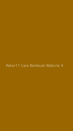 Tampilan Antarmuka Aplikasi Rekor11 Cara Membuat Website - 4