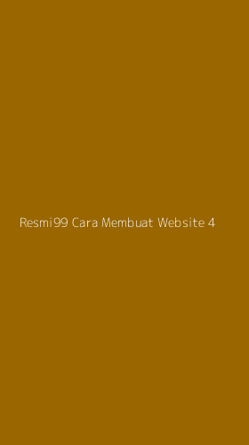 Tampilan Antarmuka Aplikasi Resmi99 Cara Membuat Website - 4