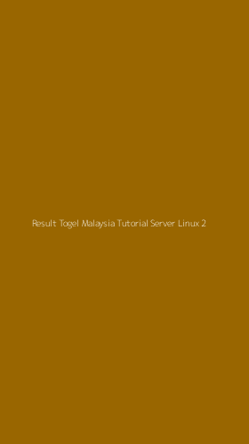 Tampilan Antarmuka Aplikasi Result Togel Malaysia Tutorial Server Linux - 2