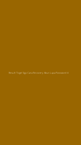 Tampilan Antarmuka Aplikasi Result Togel Sgp Cara Recovery Akun Lupa Password - 4