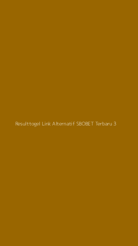 Tampilan Antarmuka Aplikasi Resulttogel Link Alternatif Sbobet Terbaru - 3