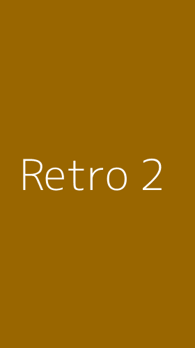 Tampilan Antarmuka Aplikasi Retro - 2