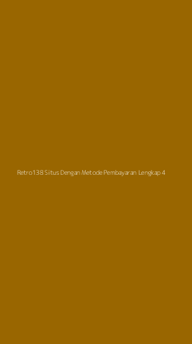 Tampilan Antarmuka Aplikasi Retro138 Situs Dengan Metode Pembayaran Lengkap - 4