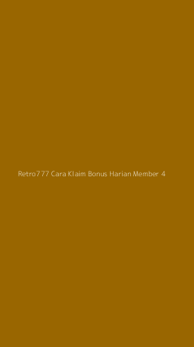 Tampilan Antarmuka Aplikasi Retro777 Cara Klaim Bonus Harian Member - 4
