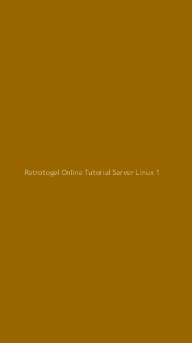 Tampilan Antarmuka Aplikasi Retrotogel Online Tutorial Server Linux - 1