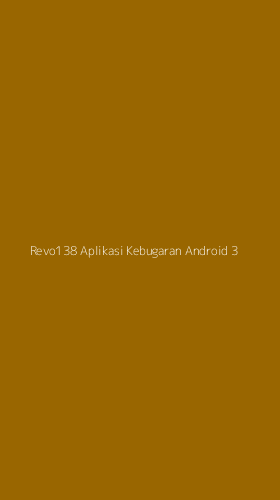 Tampilan Antarmuka Aplikasi Revo138 Aplikasi Kebugaran Android - 3