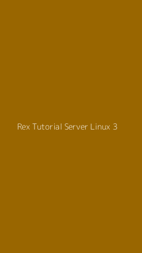 Tampilan Antarmuka Aplikasi Rex Tutorial Server Linux - 3