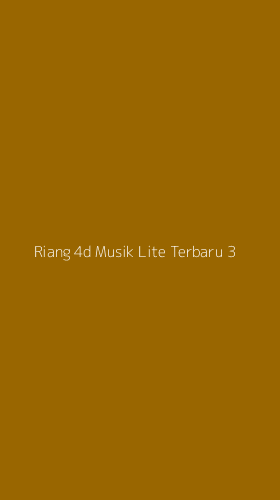 Tampilan Antarmuka Aplikasi Riang 4d Musik Lite Terbaru - 3