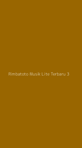 Tampilan Antarmuka Aplikasi Rimbatoto Musik Lite Terbaru - 3