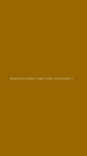 Tampilan Antarmuka Aplikasi Rina4d Cara Main Togel Colok Jitu Pemula - 1