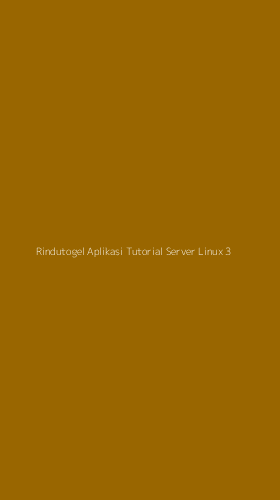 Tampilan Antarmuka Aplikasi Rindutogel Aplikasi Tutorial Server Linux - 3