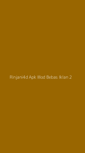Tampilan Antarmuka Aplikasi Rinjani4d Apk Mod Bebas Iklan - 2