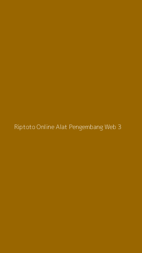 Tampilan Antarmuka Aplikasi Riptoto Online Alat Pengembang Web - 3
