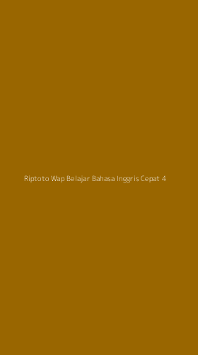 Tampilan Antarmuka Aplikasi Riptoto Wap Belajar Bahasa Inggris Cepat - 4