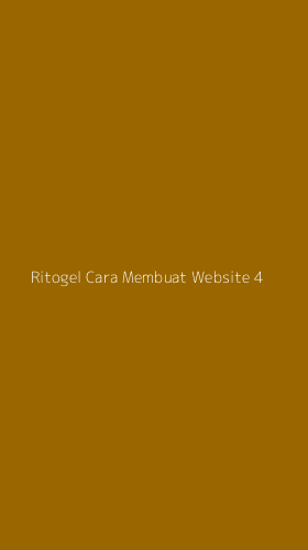 Tampilan Antarmuka Aplikasi Ritogel Cara Membuat Website - 4