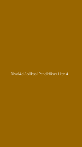 Tampilan Antarmuka Aplikasi Rival4d Aplikasi Pendidikan Lite - 4