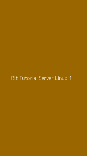 Tampilan Antarmuka Aplikasi Rlt Tutorial Server Linux - 4