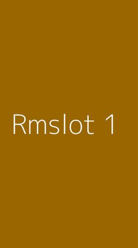 Tampilan Antarmuka Aplikasi Rmslot - 1