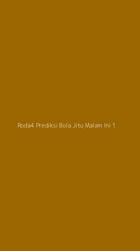 Tampilan Antarmuka Aplikasi Roda4 Prediksi Bola Jitu Malam Ini - 1