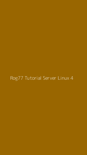 Tampilan Antarmuka Aplikasi Rog77 Tutorial Server Linux - 4