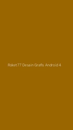 Tampilan Antarmuka Aplikasi Roket77 Desain Grafis Android - 4