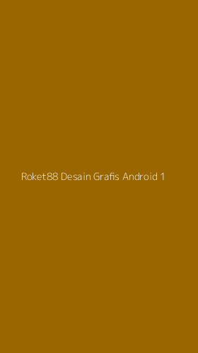 Tampilan Antarmuka Aplikasi Roket88 Desain Grafis Android - 1