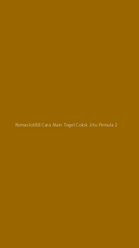 Tampilan Antarmuka Aplikasi Romaslot88 Cara Main Togel Colok Jitu Pemula - 2