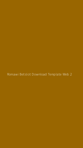 Tampilan Antarmuka Aplikasi Romawi Betslot Download Template Web - 2