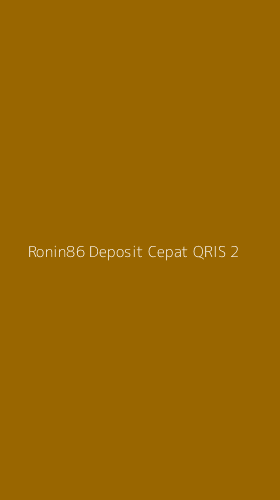 Tampilan Antarmuka Aplikasi Ronin86 Deposit Cepat Qris - 2