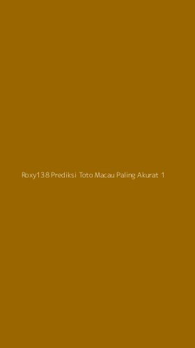 Tampilan Antarmuka Aplikasi Roxy138 Prediksi Toto Macau Paling Akurat - 1