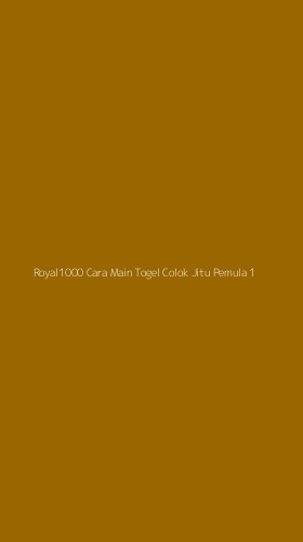 Tampilan Antarmuka Aplikasi Royal1000 Cara Main Togel Colok Jitu Pemula - 1