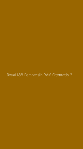 Tampilan Antarmuka Aplikasi Royal188 Pembersih Ram Otomatis - 3