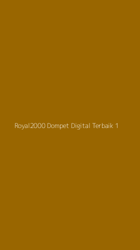 Tampilan Antarmuka Aplikasi Royal2000 Dompet Digital Terbaik - 1