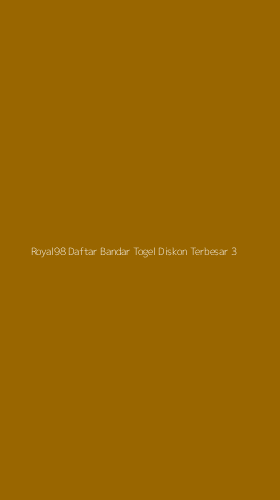 Tampilan Antarmuka Aplikasi Royal98 Daftar Bandar Togel Diskon Terbesar - 3