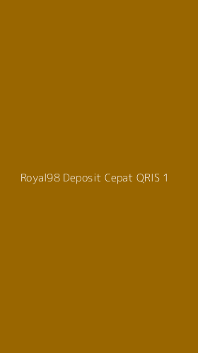 Tampilan Antarmuka Aplikasi Royal98 Deposit Cepat Qris - 1